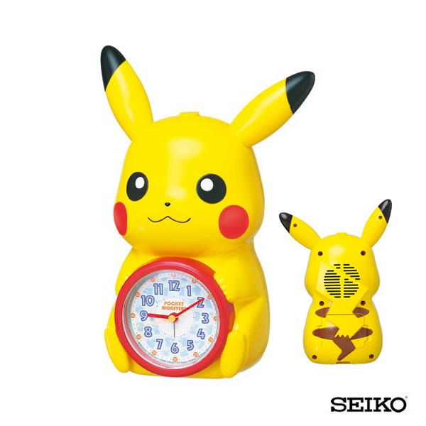 楽天市場 Seiko セイコークロック キャラクター ポケットモンスター ポケモン サン ムーン ピカチュウ Jf379a 国内正規品 キッズ 子供用 女の子 男の子 おしゃべり目覚まし 目覚し めざまし 置時計 キャラ かわいい ブランド腕時計通販の加藤時計店