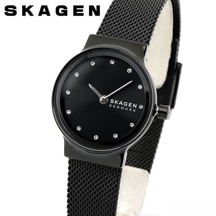 楽天市場 Skagen スカーゲン Freja フレヤ レディース 腕時計 時計 シンプル かっこいい 薄い 軽い メッシュベルト ミラネーゼ 黒 ブラック Skw2747 中学生 高校生 誕生日プレゼント 女性 彼女 友達 娘 ギフト 海外モデル ブランド ブランド腕時計通販の加藤時計店