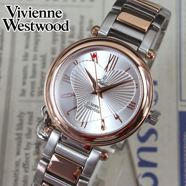 【楽天市場】ヴィヴィアンウエストウッド Vivienne Westwood 時計【Orb】オーブ シルバー×ピンクゴールド ブランド