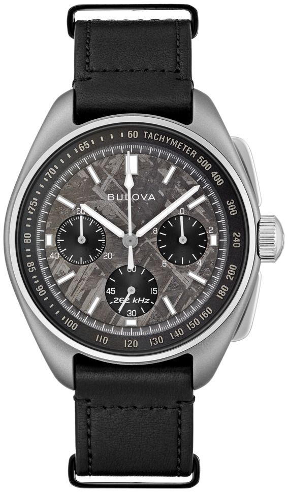 【再最終値下】BULOVA クロノグラフ 腕時計 Moon Watch 美品 ブローバ ムーンウォッチ 復刻モデル クロノグラフ クオーツ BOX