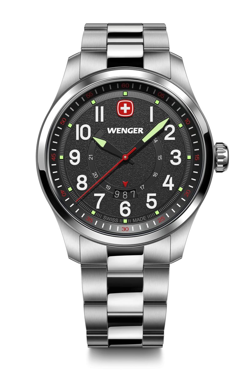 【2000円OFFクーポン★お買い物マラソン★7/26・1:59まで】 ウェンガー WENGER 01.0541.122 テラグラフ 43mm 国内正規品 腕時計|時計館 タケカワ