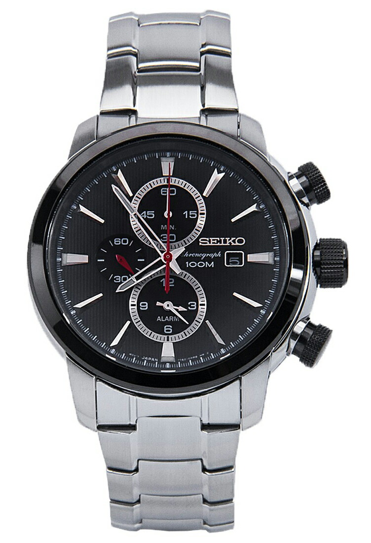 s*u様 SEIKO 腕時計 SNDC81P1クロノグラフ 稼働品 黒文字盤 SEIKO 腕時計 SNDC81P1クロノグラフ 稼働品 黒文字盤