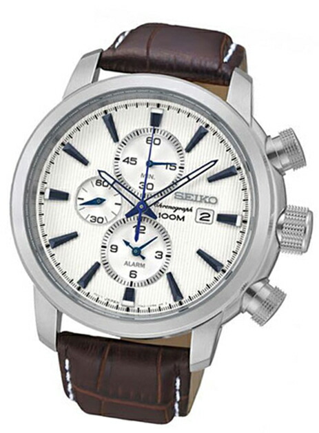 [10年保証] [訳あり品] [生産終了 希少海外モデル] [新品] SEIKO SNAF51P1 セイコー クオーツ クロノグラフ 100m防水