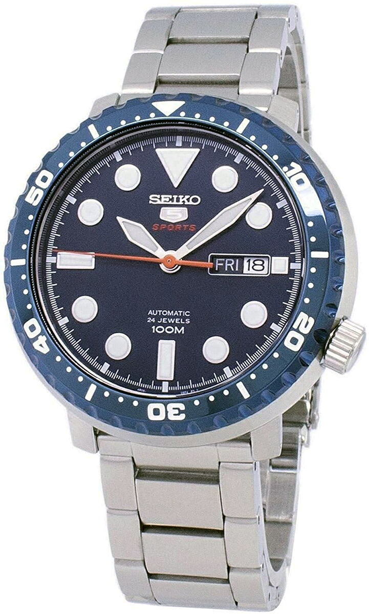 [10年保証] [製造終了 希少海外モデル] SEIKO SRPC63K1 セイコー ファイブ 100m 防水 [逆輸入モデル]