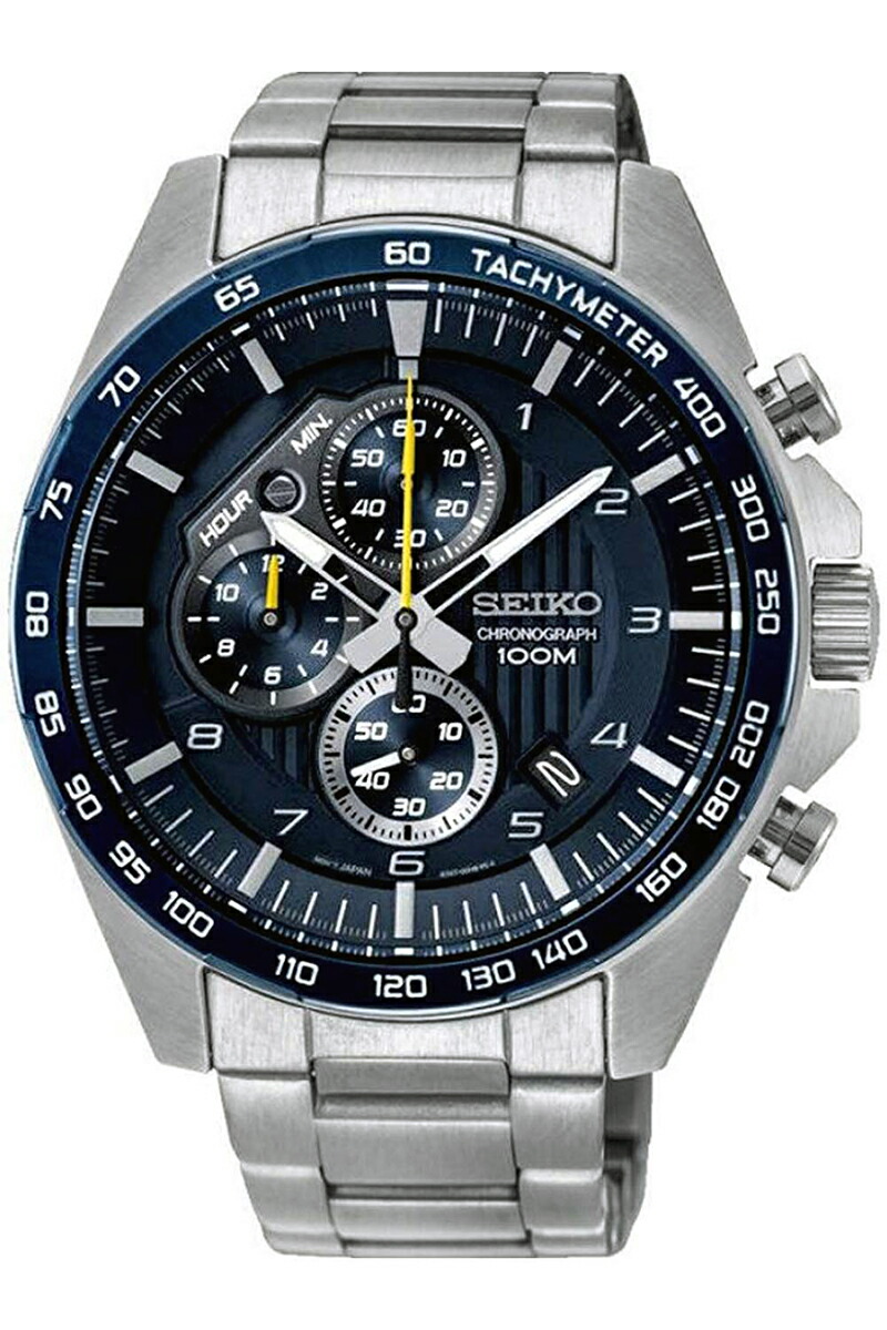 SEIKO SSB31PC クロノグラフ 100M防水 ブラック 楽天市場】セイコー SEIKO 腕時計 クオーツ クロノグラフ 100M
