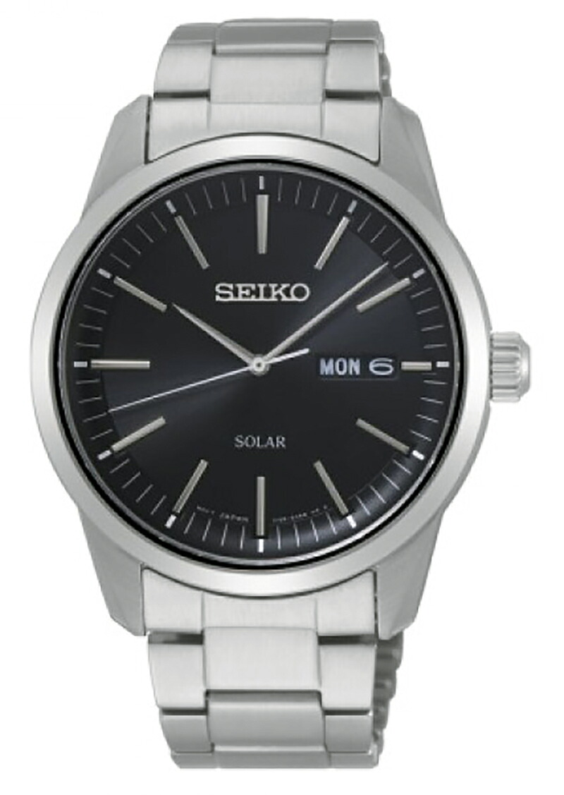 [10年保証] [生産終了 稀少海外モデル] SEIKO SNE527P1 [セイコーインポート] セイコー ソーラー クオーツ 100m防水 [逆輸入モデル]