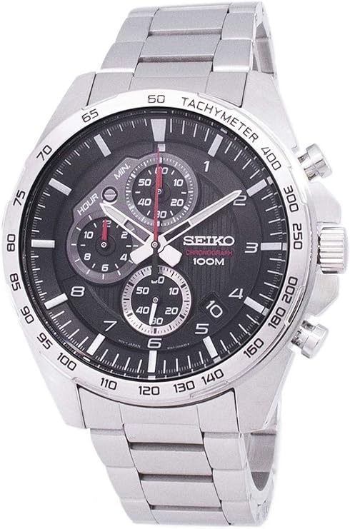 [生産終了 希少人気海外モデル] [10年保証] [訳あり品] [新品] SEIKO SSB319P1 セイコー クオーツ クロノグラフ 100m 防水 [逆輸入モデル]