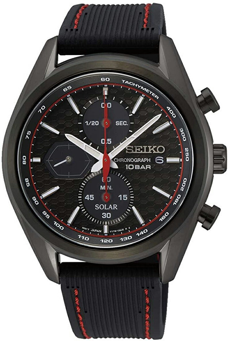 [10年保証] [製造終了 希少海外モデル] SEIKO セイコー SSC777P1 [セイコーインポート] ソーラー クオーツ クロノグラフ タキメーター 100m防水 [並行輸入品]