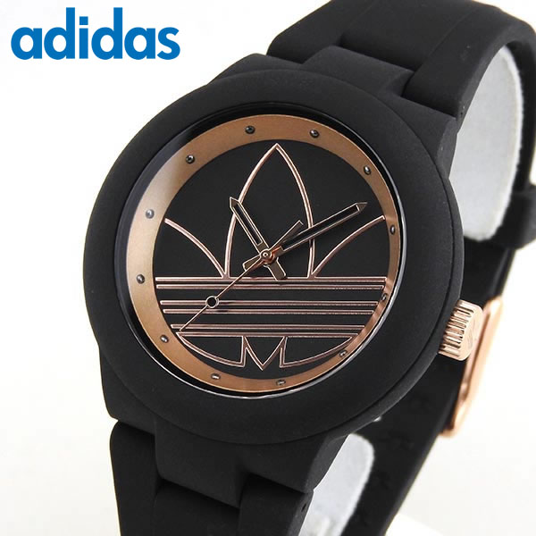 【楽天市場】adidas アディダス かわいい 時計 ブラック ローズゴールド ABERDEEN アバディーン ランニング ADH3086