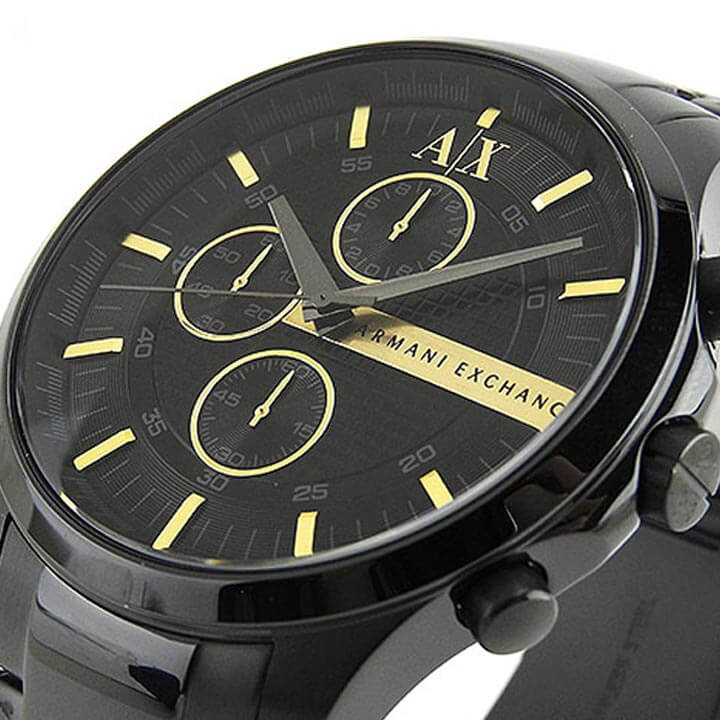 楽天市場 Box訳あり Armani Exchange Ax Armani Exchange アルマーニ エクスチェンジ 腕時計 時計 Watch メンズ 黒 金 ブラック ゴールド おしゃれ ブランド Ax2164 海外モデル 誕生日プレゼント 男性 彼氏 旦那 夫 社会人 友達 ギフト 加藤時計店 Gショック楽天市場店