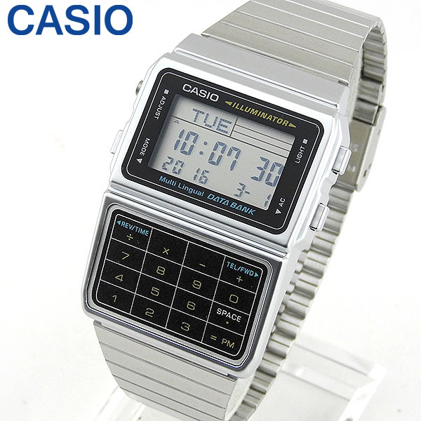 楽天市場 専用boxなし Casio カシオ Data Bank データバンク Dbc 611 1 海外モデル メンズ 腕時計 チープカシオ チプカシ チープcasio スタンダードメタル バンド クオーツ デジタル レトロ 銀 シルバー 誕生日 男性 ギフト プレゼント 加藤時計店 Gショック楽天市場店