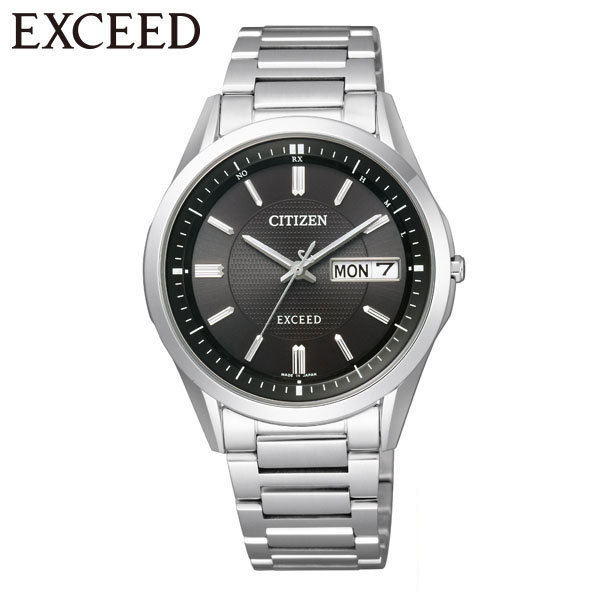 早割クーポン シチズン エクシード エコドライブ 電波 ソーラー電波時計 At6030 51e Citizen Citizen Eco Drive Exceed 国内正規品 メンズ 腕時計 ソーラー ビジネス スーツ 黒 ブラック 誕生日プレゼント 男性 彼氏 旦那 夫 社会人 友達 ギフト 退職祝い 見やすい 代