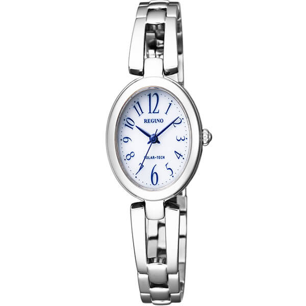 シチズン Kp1 616 13 Kp1 616 13 腕時計 レグノ 国内正規品 レディース メタルバンド Citizen Reguno ソーラー Reguno ブレスレット ソーラーテック Citizen ビジネス 白 ホワイト 青 ブルー かわいい 誕生日プレゼント 女性 ギフト 商品到着後レビューを書いて3年保証