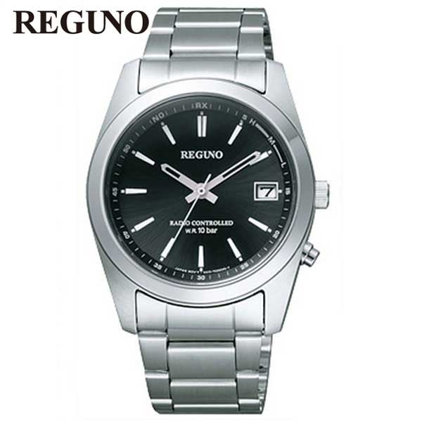 【お取り寄せ】CITIZEN シチズン REGUNO レグノ RS25-0483H メンズ 腕時計 メタル ソーラーテック 電波 アナログ 黒 ブラック 銀 シルバー 国内正規品 誕生日プレゼント 男性 卒業祝い 入学祝い 就職祝い プレゼント 男性 プレゼント 彼氏 旦那 夫 友達 ギフト 腕時計|加藤時計店 Gショック店