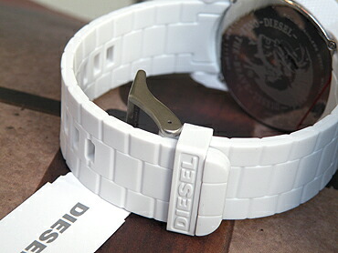 針 時間厳守 アーティキュレーション Diesel ベルト 白 Poroto Jp