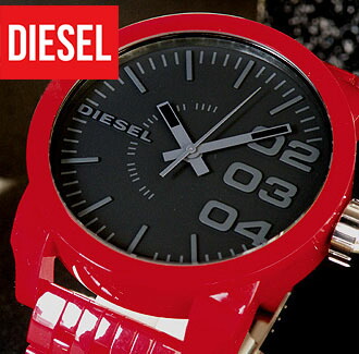 DIESEL 赤 Faceted Plastic Stud DZ1647 腕時計+spbgp44.ru