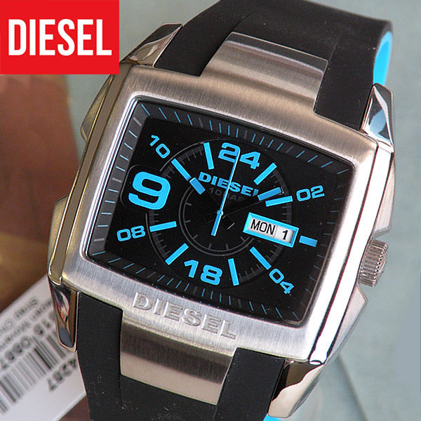 正規店仕入れの Diesel ディーゼル Bugout バグアウト Dz4287 海外モデル メンズ 腕時計 Watch ビッグサイズ 時計 カジュアル ブランドシリコンラバーバンド ベルト 青 ブルー 黒 ブラック 誕生日プレゼント 男性 バレンタイン ギフト 独創的 Insfatima Com Ar