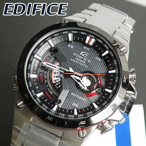 楽天市場 Casioカシオ Edifice エディフィス 並行輸入品 逆輸入 Eqw A1000db 1a メンズ腕時計光充電のタフソーラー電波時計 シルバーメタル フォーマル 海外モデル 誕生日プレゼント 男性 バレンタイン ギフト 加藤時計店 Gショック楽天市場店