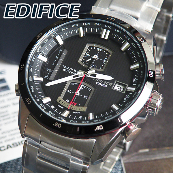 【楽天市場】CASIOカシオ【EDIFICE】エディフィス 並行輸入品 逆輸入 EQW-A1110DB-1A メンズ 腕時計 フォーマル 海外