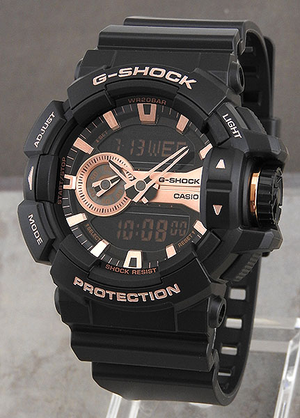 楽天市場 Box訳あり Casio カシオ G Shock Gショック ジーショック Ga 400gb 1a4 海外モデル メンズ 腕時計 防水 ウレタン アナログ デジタル アナデジ 黒 ブラック 金 ピンクゴールド 父の日 実用的 誕生日プレゼント 男性 彼氏 旦那 夫 ギフト 加藤時計店 Gショック