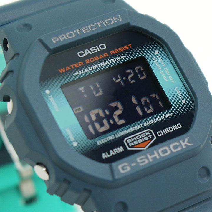 【楽天市場】CASIO カシオ G-SHOCK Gショック ジーショック DW-5600CC-2 メンズ 腕時計 スクエア 防水 デジタル 青