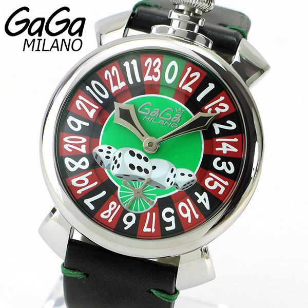 楽天市場 Gagamilano Gaga Milano ガガミラノ ラスベガス マヌアーレ 48mm 5010 Lasvegas 世界限定500本 並行輸入品 メンズ 腕時計時計革バンド 機械式 メカニカル 手巻き アナログ ラスベガス カジノ 黒 ブラック 赤 レッド サイコロ 誕生日プレゼント 男性