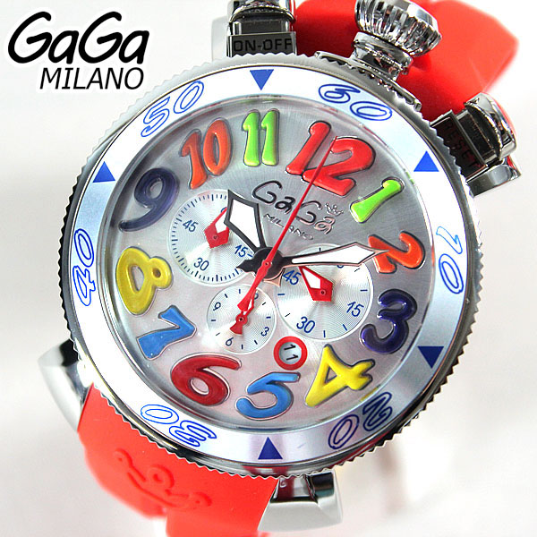 楽天市場 6050 1 Gaga Milano ガガミラノ Gagamilanoメンズ 腕時計時計 ラグジュアリー Chrono 48mm クロノ 海外モデル 誕生日プレゼント 男性 バレンタイン ギフト 加藤時計店 Gショック楽天市場店