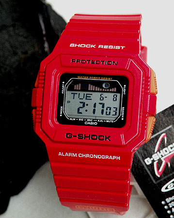 g shock g lide red