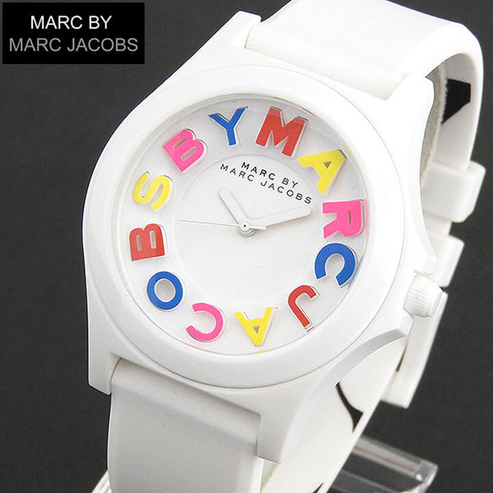 楽天市場 Marc By Marc Jacobs マークバイマークジェイコブス Mbm8660 レディース 腕時計用 時計 クオーツ ホワイト 白 シリコンラバー 誕生日プレゼント 女性 ギフト 加藤時計店 Gショック楽天市場店