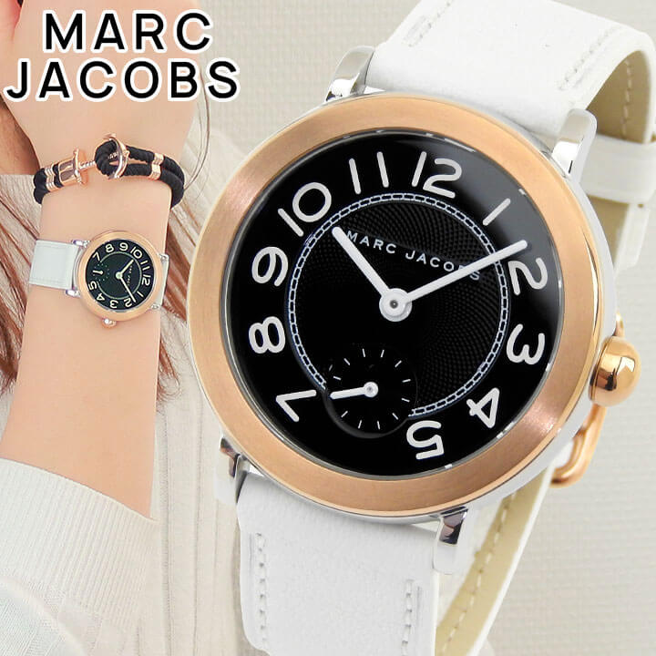 【楽天市場】Marc Jacobs マーク ジェイコブス RILEY ライリー MJ1515 レディース 腕時計 革ベルト レザー 黒