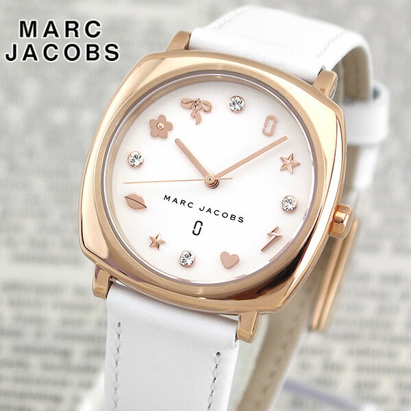 国内正規品 国内発送 Marc Jacobs The Mandy マンディ ホワイト 腕時計 超大特価 Crabsky Com