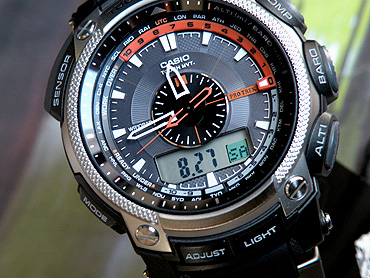 【楽天市場】CASIO PROTREK プロトレック PRO TREK カシオ プロトレック メンズ 腕時計PRW-5000-1 タフソーラー