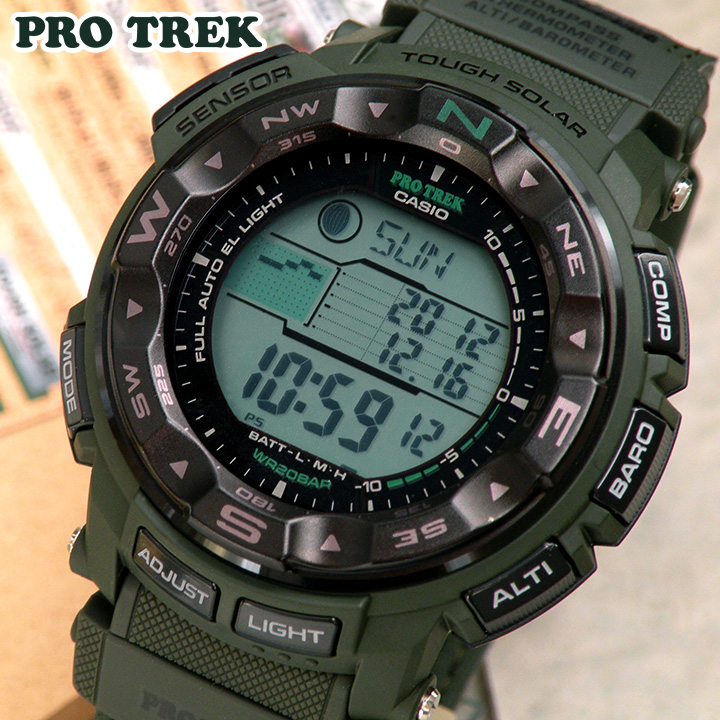 【楽天市場】CASIO PROTREK カシオ 腕時計 時計 プロトレック PRG-250B-3 カシオ 腕時計 時計 プロトレック 日本未