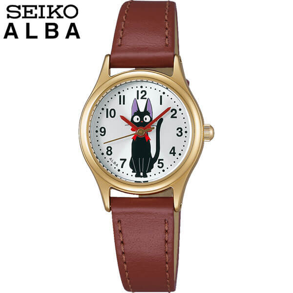 楽天市場 Seiko セイコー Alba アルバ 魔女の宅急便 Acck405 国内正規品 レディース キッズ 腕時計 キャラクター 革ベルト レザー アナログ 茶 ブラウン ゴールド ホワイトデー お返し 誕生日プレゼント 女性 彼女 女友達 子供 女の子 小学生 中学生 加藤時計店 G