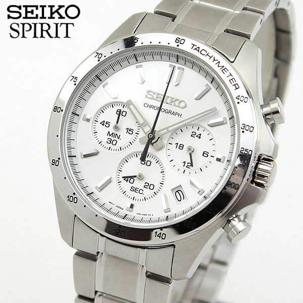 【お取り寄せ】セイコー セレクション スピリット 腕時計 SEIKO SELECTION SPIRIT メンズ クロノグラフ SBTR009 ウォッチ メタル バンド クオーツ アナログ 銀 シルバー 誕生日プレゼント 男性 実用的 彼氏 旦那 息子 ギフト 父の日 就職祝い 入学祝い 20代 30代 40代