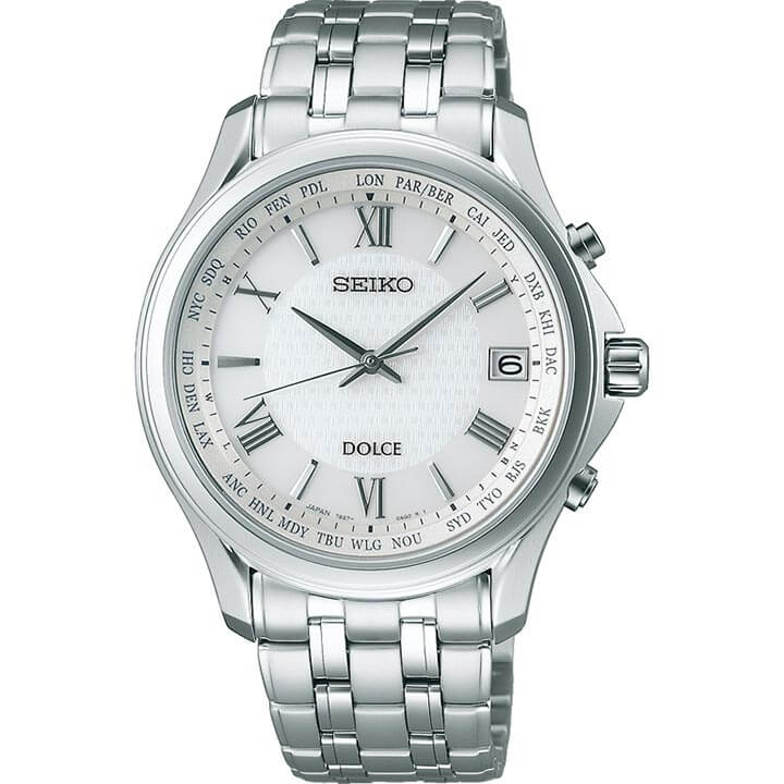 オープニング 大放出セール おすすめ セイコー 夫 彼氏 ギフト 加藤時計店 メタル ポイント2倍 3 12 シルバー 男性 彼女 チタン 腕時計 Dolce ペアモデル 11 59まで メタル 女性 Seiko プラチナダイヤシールド 銀 国内正規品 Gショック店 メンズ 白 彼氏