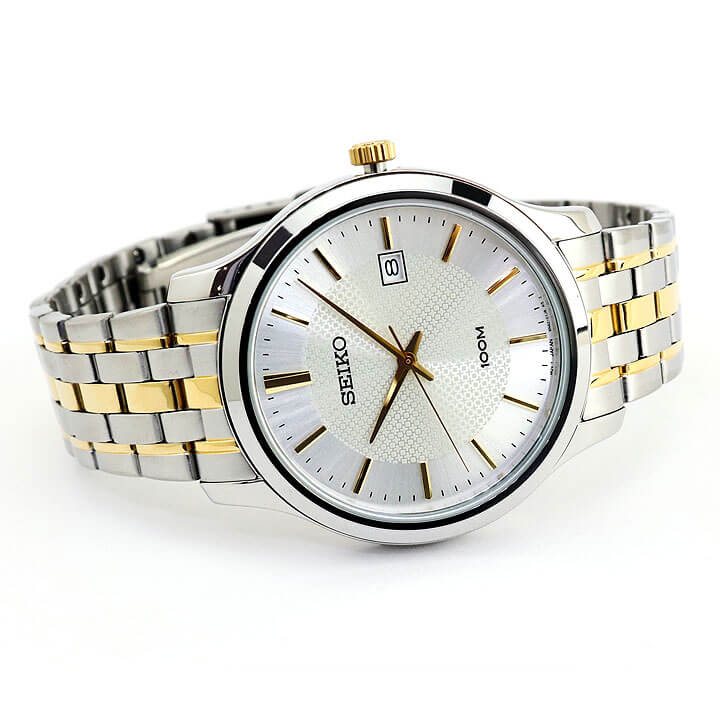 最先端 クーポンで300円off 23日9 59まで Seiko セイコー 逆輸入 海外モデル Sur295p1 メンズ 腕時計 メタル クオーツ アナログ 金 ゴールド シルバー 海外モデル 就職祝い 入学祝い 卒業祝い 息子 男子 誕生日プレゼント 男性 彼氏 旦那 夫 社会人 友達 ギフト