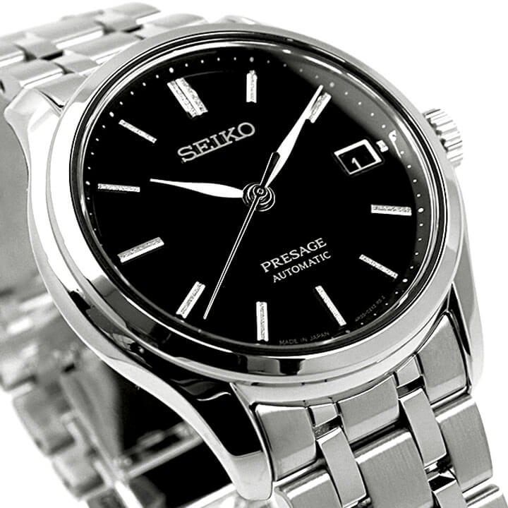 絶対一番安い 機械式 メタル 時計 腕時計 メンズ ベーシックライン プレザージュ Presage セイコー Seiko メカニカル 国内正規品 Sary149 ギフト 夫 旦那 彼氏 男性 誕生日プレゼント シルバー 銀 ブラック 黒 自動巻き メンズ腕時計 Indonesiadevelopmentforum Com