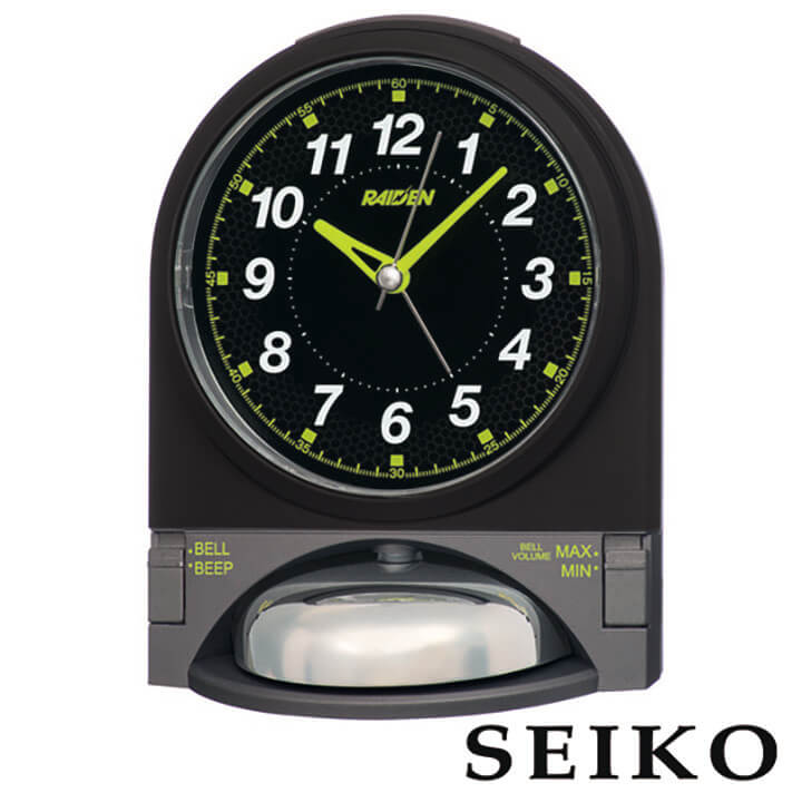 楽天市場 セイコー Seiko セイコークロック 時計 置時計 目覚まし時計 大音量 ベル 大音量目覚まし時計 Nr436j アナログ 黄色 イエロー 黒 ブラック 子供 息子 男子 友達 ギフト 誕生日プレゼント かっこいい 国内正規品 加藤時計店 Gショック楽天市場店