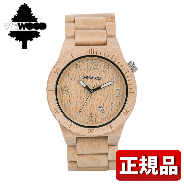 楽天市場 Wewood ウィーウッド Alpha Beige 9818021 メンズ 腕時計 カレンダー クオーツ カジュアル アナログ 木製 ベージュ 国内正規品 加藤時計店 Gショック楽天市場店