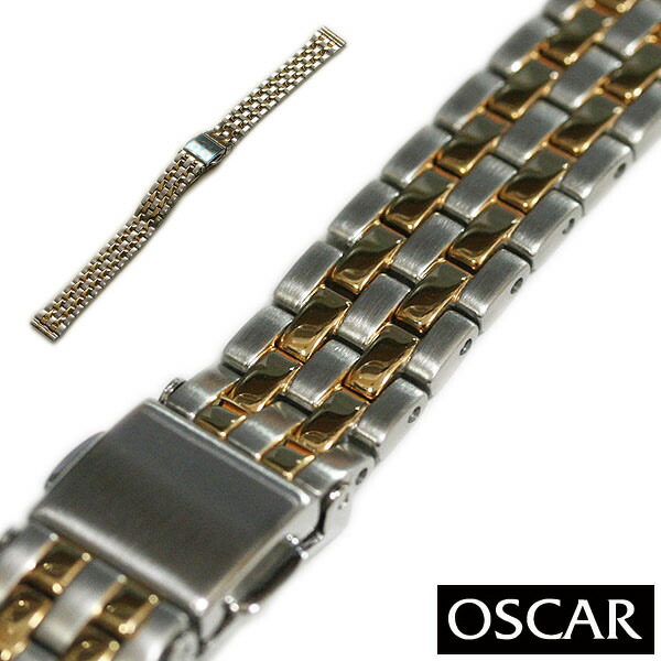 格安人気 楽天市場 バンビ Oscar オスカー メタルブレス コンビ レディース 金属ベルト 時計ベルト 時計バンド 時計屋ネット 時計ベルト専門店 春夏新色 Andhes Org Ar