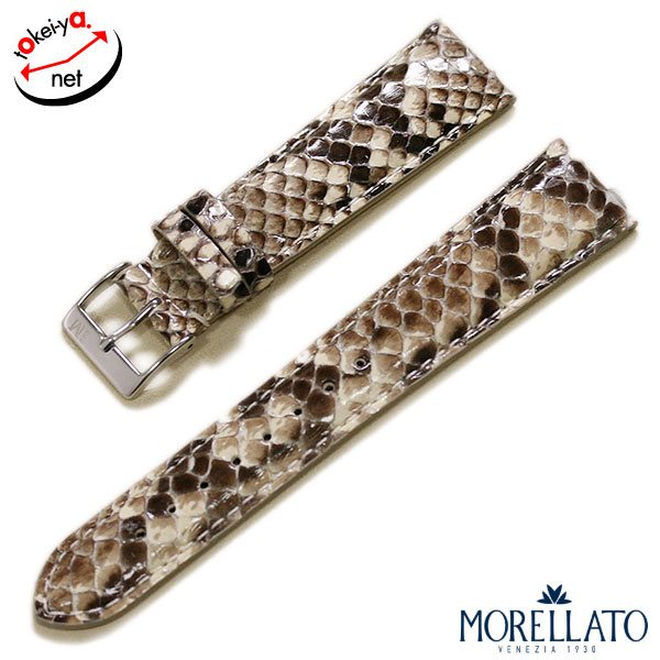 時計ベルト 16mm 18mm 20mm MORELLATO モレラート セリーヌ パイソン ヘビ 本革 時計 ベルト 替えベルト X1458474 送料無料