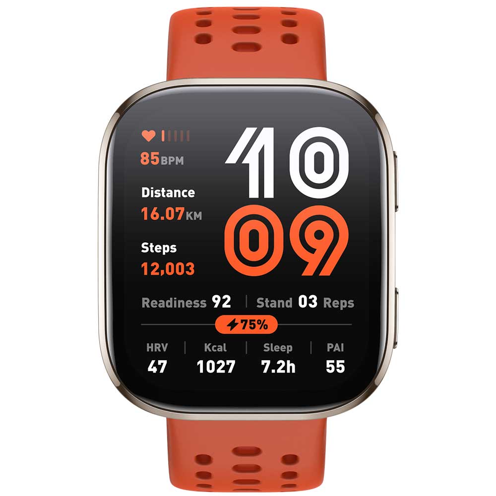 Amazfit アマズフィット SP170074-C03 Amazfit Bip 6 レッド スマートウォッチ 腕時計 プレゼント ギフト メーカー1年保証 送料無料