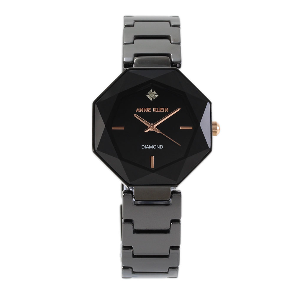 ANNE KLEIN アンクライン AK/5064BKBK アナログ クオーツ レディース 腕時計 プレゼント ギフト 1年保証 送料無料|時計倉庫TOKIA