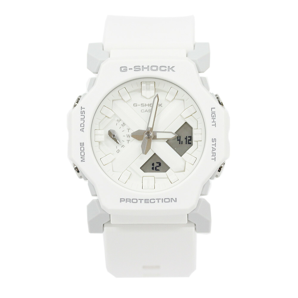 CASIO G-SHOCK GA-2300-7A ミニマルデザイン ホワイト 腕時計 プレゼント ギフト 1年保証 送料無料