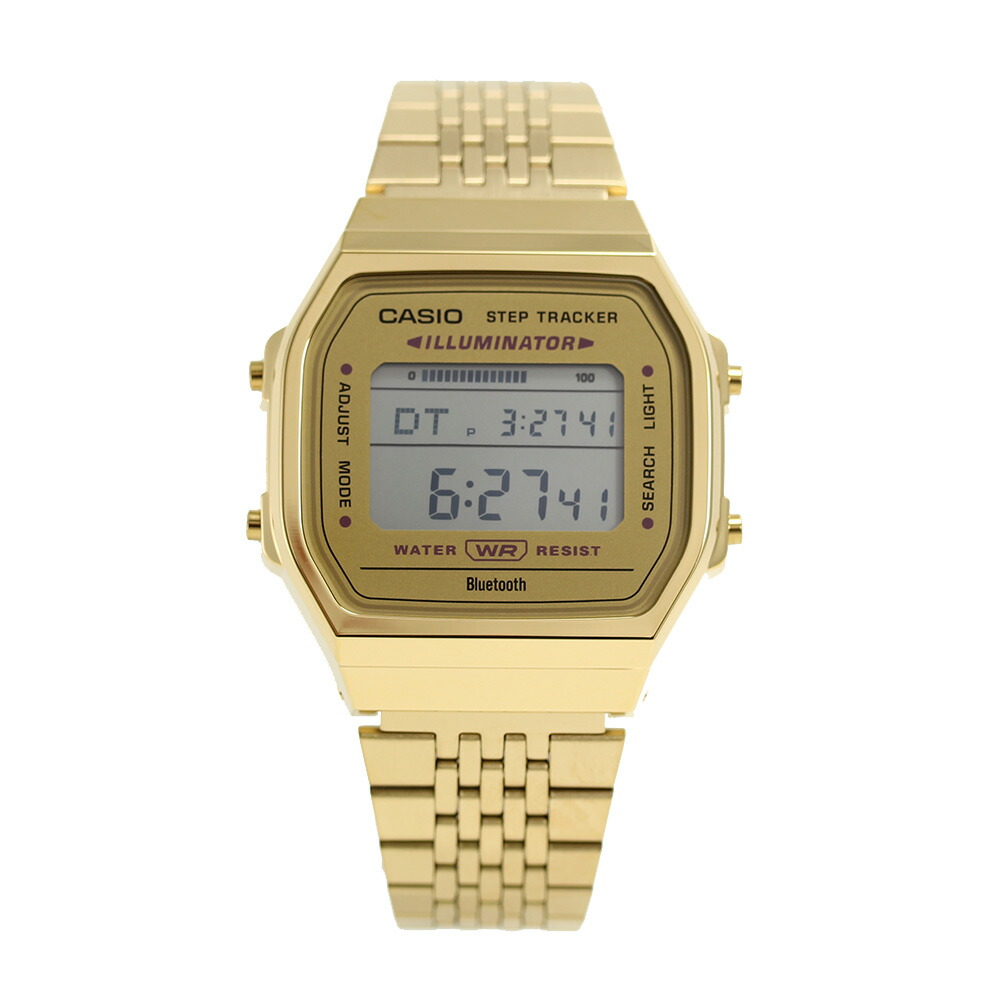 CASIO Collection STANDARD ABL-100WEG-9A モバイルリンク ゴールド ユニセックス 腕時計 プレゼント ギフト 1年保証 送料無料