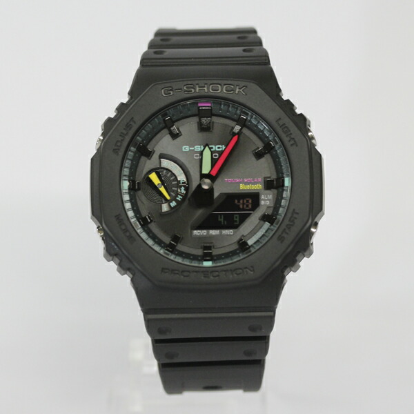 CASIO G-SHOCK GA-B2100MF-1A Multi Fluorescent colorシリーズ ソーラー Bluetooth ブラック 腕時計 プレゼント ギフト 1年保証 送料無料