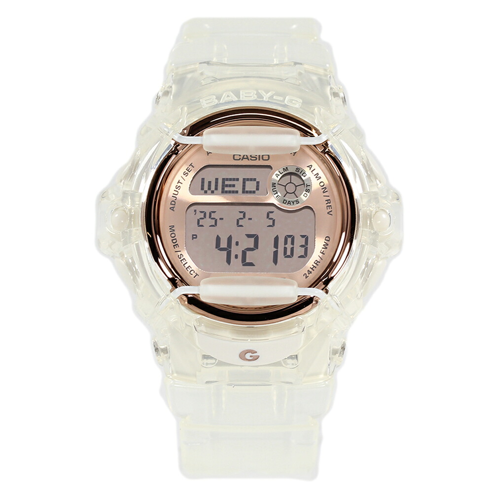 CASIO Baby-G BG-169UG-7B ベビージー　レディース　クリア　スケルトン　ベーシック 腕時計 プレゼント ギフト 1年保証 送料無料 8,360円
