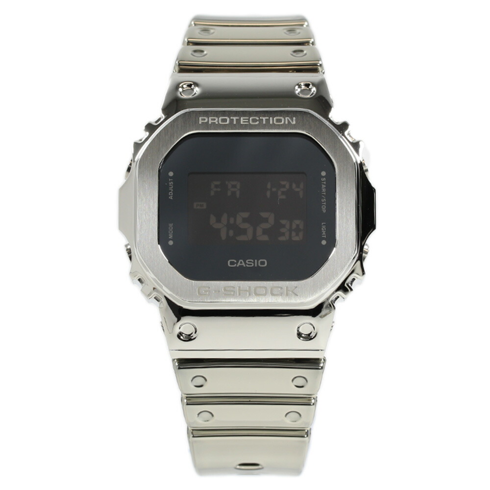 【新品未使用】 G-SHOCK ジーショック GM-5600　デジタルシルバー ORIGIN(G-SHOCK) G-SHOCK メタルカバード GM-5600YM-8JF シルバー