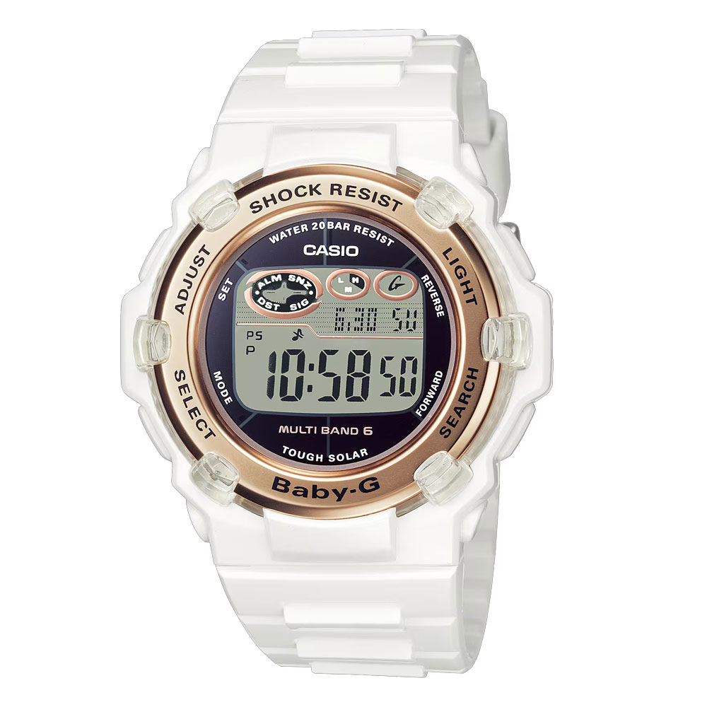 CASIO Baby-G BGR-3003U-7A デジタル 電波ソーラー レディース 腕時計 プレゼント ギフト 1年保証 送料無料